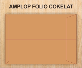 Cetak Amplop Folio Coklat (24x34)